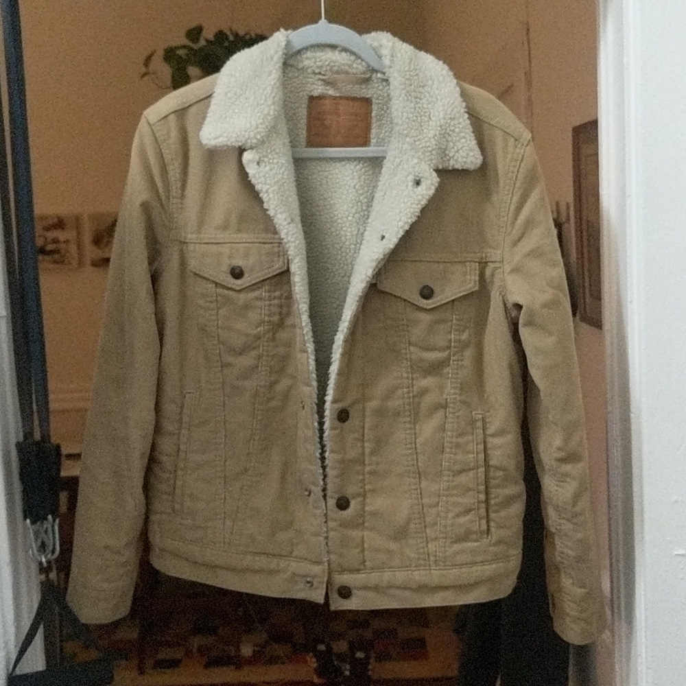 Levi Strauss Corduroy Sherpa Lined Jacket